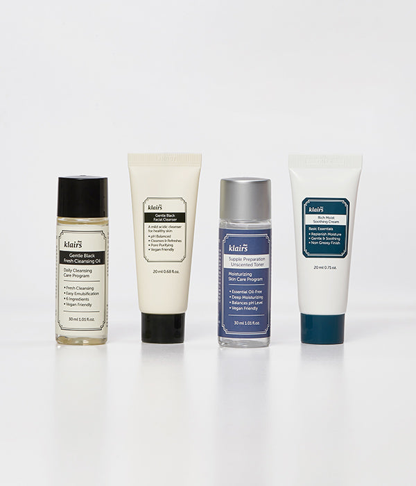 Dear, Klairs Skincare Trial Kit (4 pc)