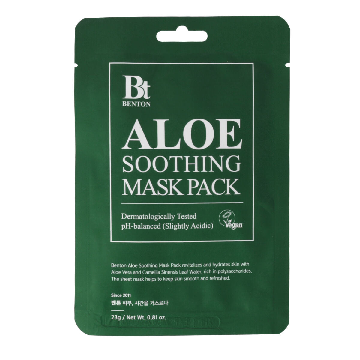 Moisturizing Facial Mask Benton Aloe