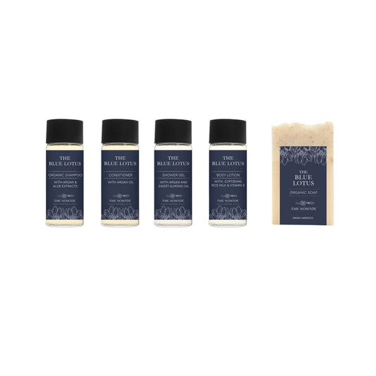 AME NOMADE Blue Lotus 5 piece Travel kit