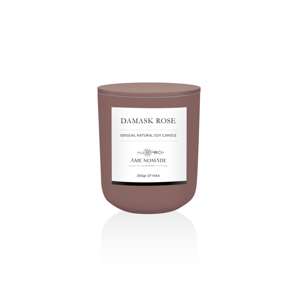 AME NOMADE Damask Rose sensual natural soy candle 360 gr