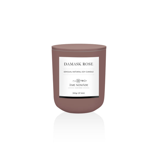 AME NOMADE Damask Rose sensual natural soy candle 360 gr