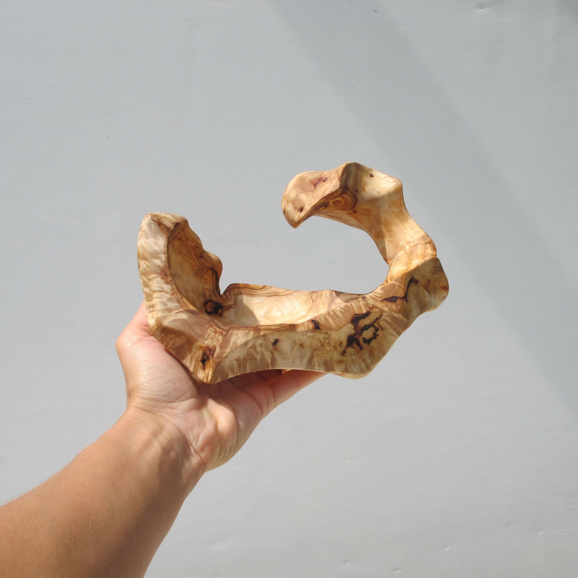 Updated image for DRAGON birch wood jewellery holder
